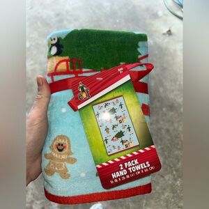 Elf Christmas Hand Towel Set